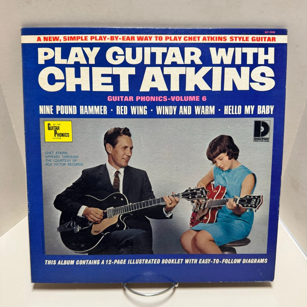 1967 Dolton Records Vinyl 33 LP Play Guitar With Chet Atkins-Guitar Phonics V 6
